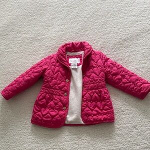 Liv & Lottie Pink Quilted Jacket Coat Toddler Girl 2T